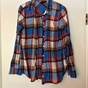 Women’s J. Crew Multicolor Plaid Casual Shirt